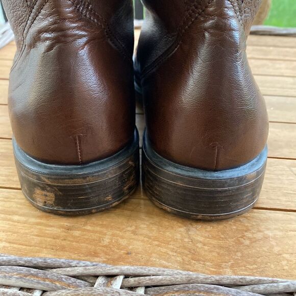 Geox Brown Leather Mid Calf Boots 45 main image 6